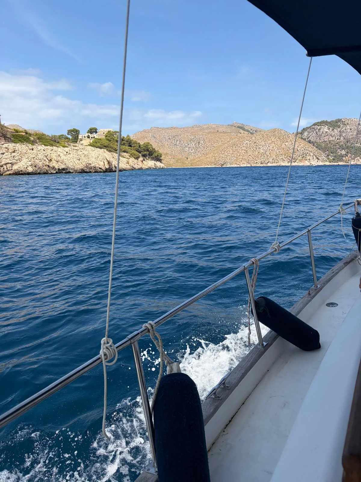 Cruising along the coast