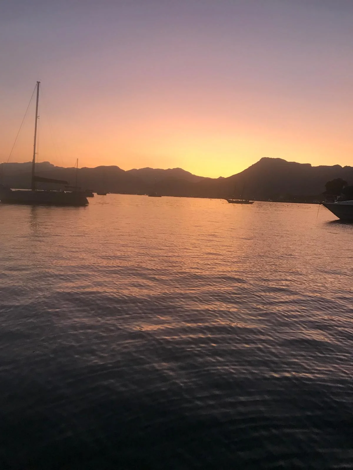 Sunset over the Bay of Pollença